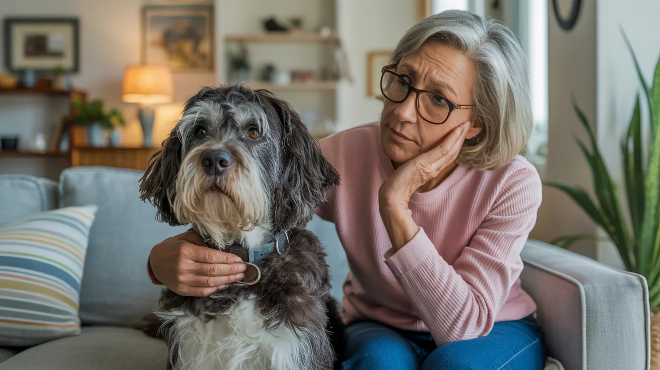 Person considering alternatives to pet insurance