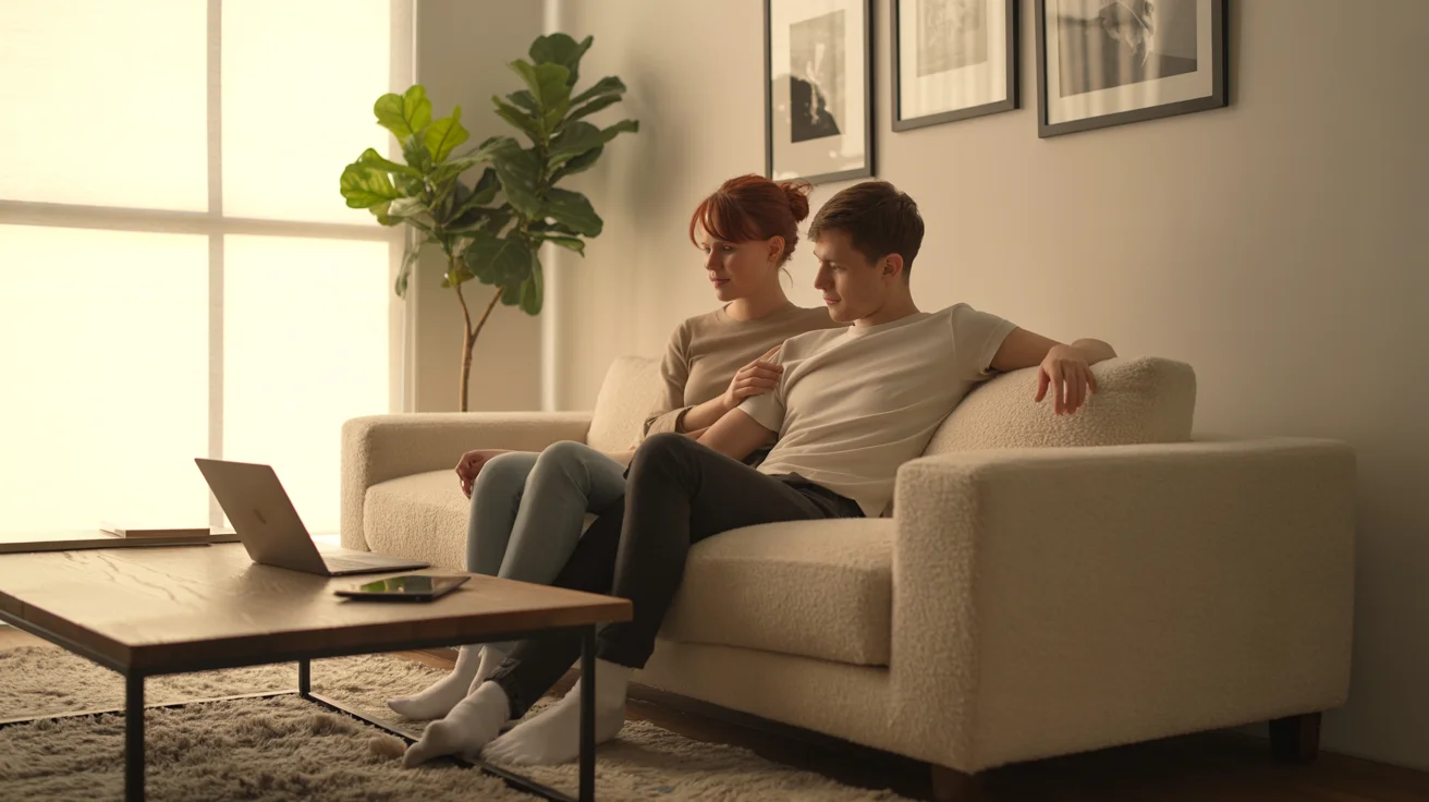 Pet owner comparing pet insurance options with dog